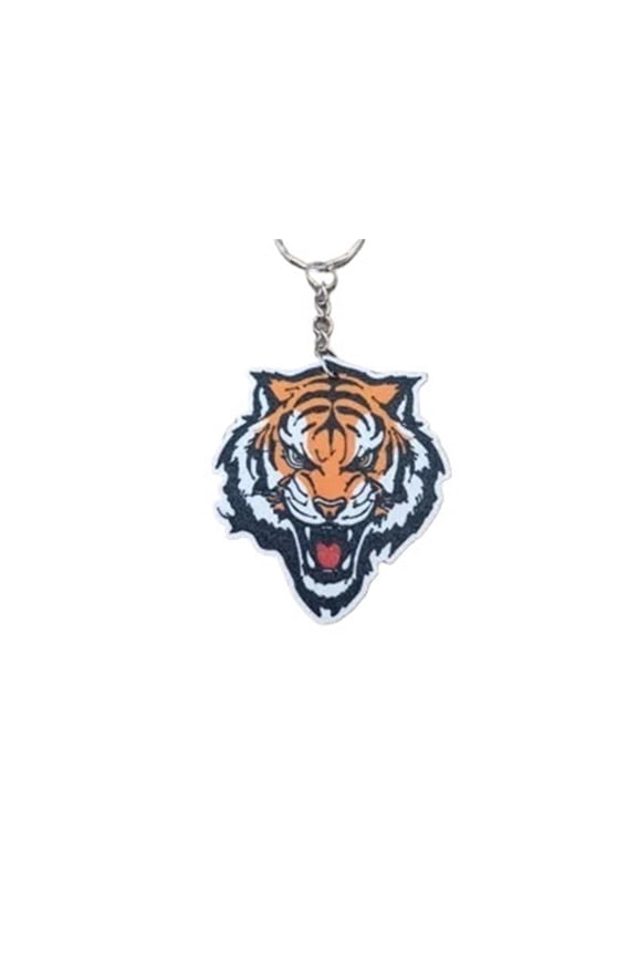1pc tiger shaped keychain 3D printing