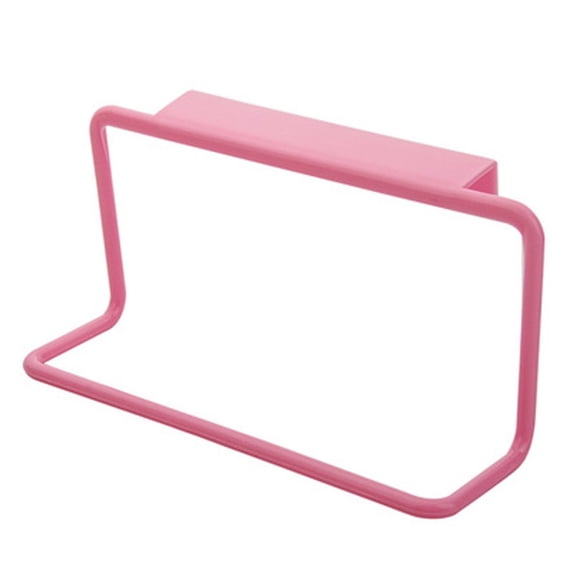 1pcTowel Rack Hanging Holder Organizer | Towel Bar Rack for Kitchen Bathroom | Over The Door Cabinet Cupboard Hanger