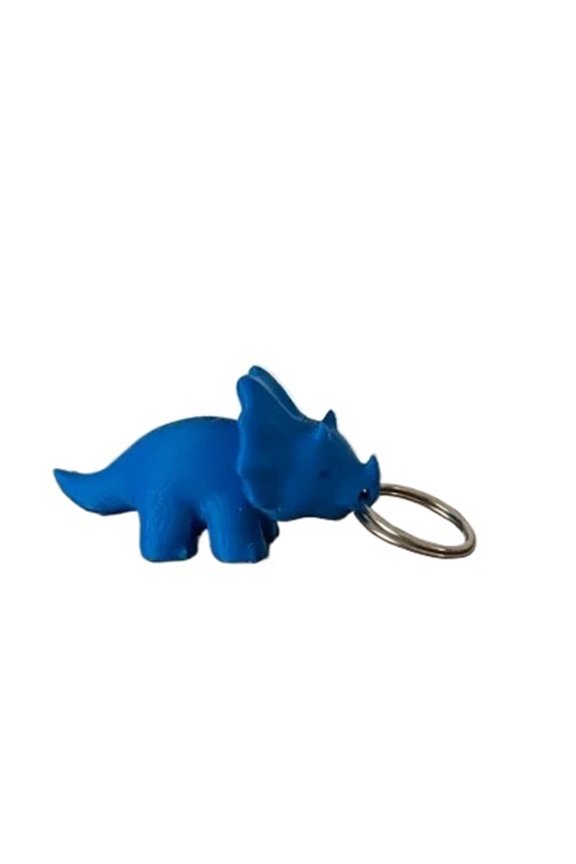 1pccute triceratops keychain 3D printing