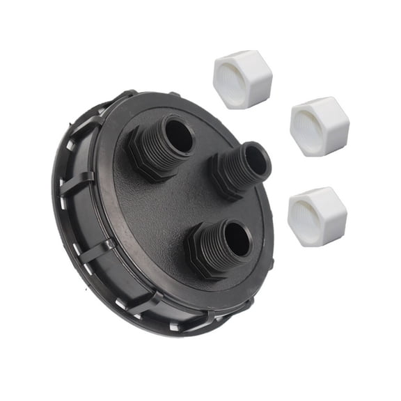 1pcs 1/2/3hole DN150 IBC Vented Lid 163mm Dia With 1in Male Thread Plastic IBC Tank Adapter Garden Water Storage Tools