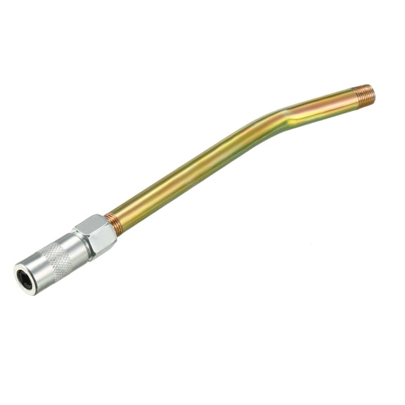 1pcs, 1/8" NPT Grease Fitting Standard Grease Metal Extension Tubes with Grease Nozzle Zinc Plated