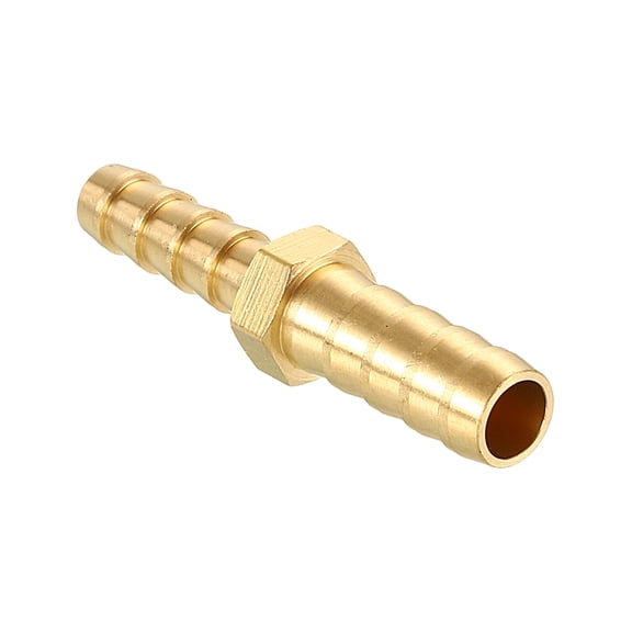 1pcs 10mm To 6mm Brass Hose Barb Fitting Metals Splicer Mender for 3D Printing, Air Compressor, CNC Machine, Dies