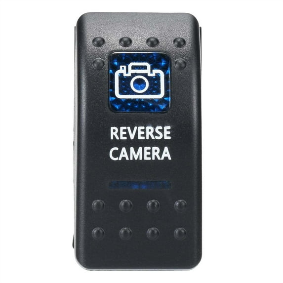 1pcs 12V 24V Car Boat Caravan Rocker Switches Waterproof Rocker Switch Dual Blue LED Light Bar 4x4 ,Enhanced Security