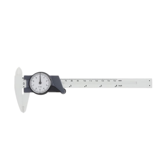 1pcs 150mm Dial Caliper Vernier Caliper With Dial Indicator Stainless/Carbon Steel Gauge Precision Measuring Tools Micrometer ,Easy to Operate