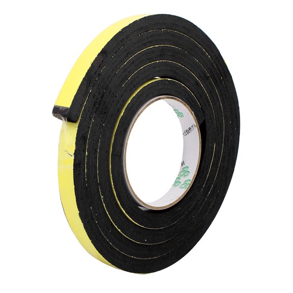 1pcs 15mm x 10mm Self Adhesive Shock Resistant Anti-noise Foam Tape 2M Length