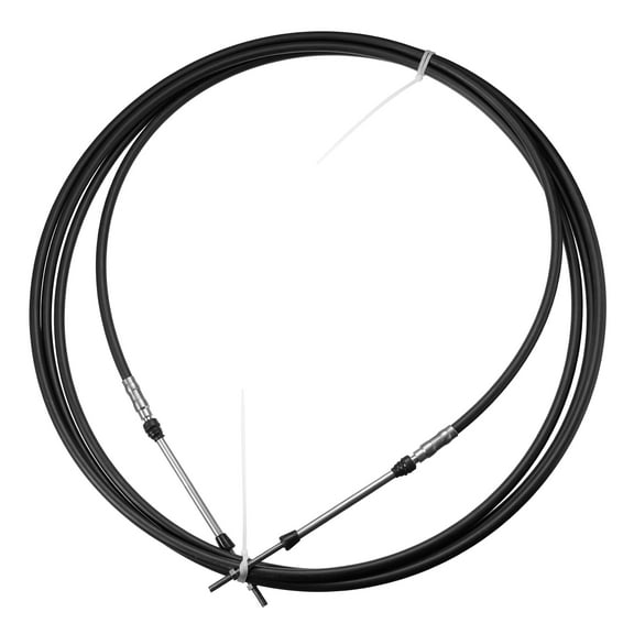 1pcs 16ft 197 Inch Marine Type 3300 / 33C Throttle Shift Remote Control Box Cable for Yamaha Outboard Engine Boat Black