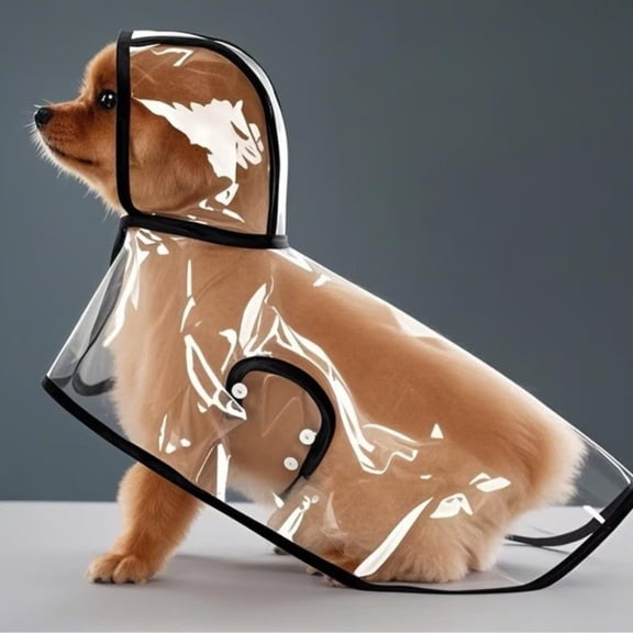 1pcs 2XL Transparent Raincoats for Large Pet Dogs, Golden Retrievers, Labradors, Multi-sided Shepherds, Large Dog Clothes, Pet Clothing, Pet Capes