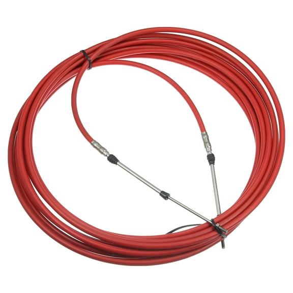 1pcs 36ft 433 Inch Marine Type 3300 / 33C Throttle Shift Remote Control Box Cable for Yamaha Outboard Engine Boat Red