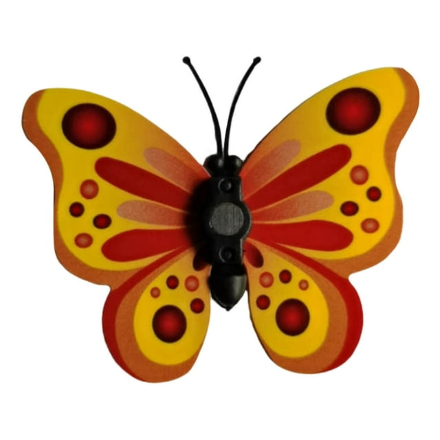 1pcs 3D Butterfly Fridge Refrigerator Wall Stickers With For Wall Decor