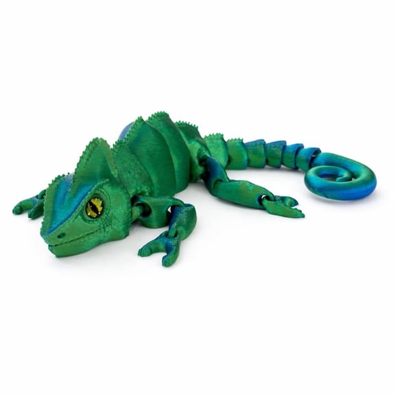 1pcs 3D Printed Lizard Articulated Flexible Desk Decor