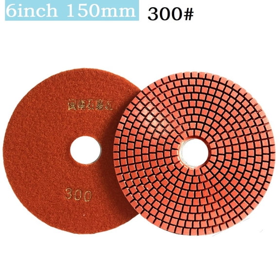 1pcs 6 Inch 150mm Dry/Wet Diamond Polishing Pads Granite Stone Concrete Marble Sanding Disc Flexible Grinding Wheel