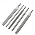 thumbnail image 1 of 1pcs 6 Inch 150mm Steel Files Without Handle Round Half-round Triangular Square Flat Cut Design Metal files Wood Craft Tools (Triangular file,150MM), 1 of 6