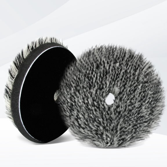 1pcs 6 Inch Microfiber Car Polishing Pads, Hook & Loop Buffing Waxing Pad Disc, for Car Polisher/Drill Adapter, Scratch Removal & Paint Polishing Kit, Automotive Detailing Supplies