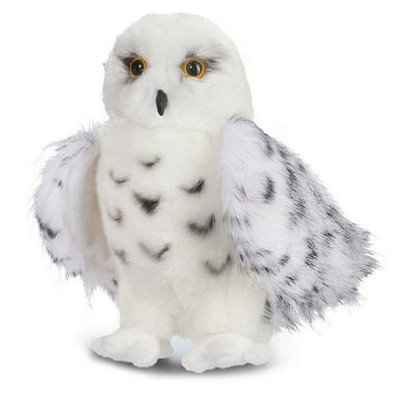 1pcs 7.88in Realistic White Owl Stuffed Animal Plush Toy, Soft Owl Stuffed Toys Doll Birthday Gift Decor