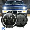 thumbnail image 1 of 1pcs 7'' inch LED Headlight Halo Angle Eye Light For Land Rover Defender 90 110, 1 of 8