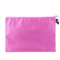 1pcs A4 Home Office Zipper Pouch Document Bag Waterproof Zip File