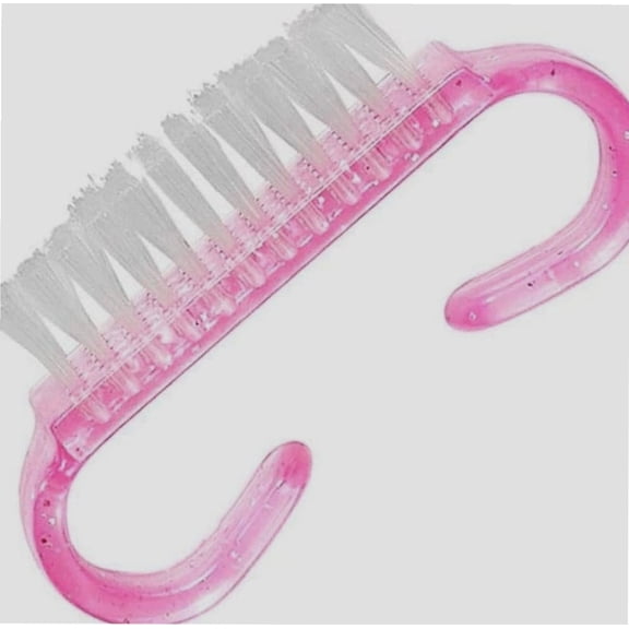 1pcs Acrylic Nail Brush Nail Cleaning Clean Brush File Angle Tool Soft Dust Remove Scrub Pedicure M8k9 Small