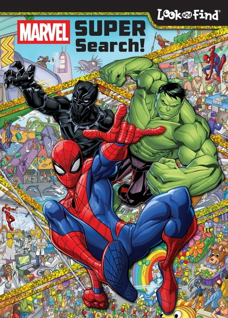 Marvel: Super Search! Look and Find, (Hardcover) - Walmart.com