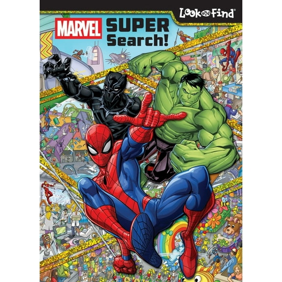 Marvel: Super Search! Look and Find, (Hardcover)