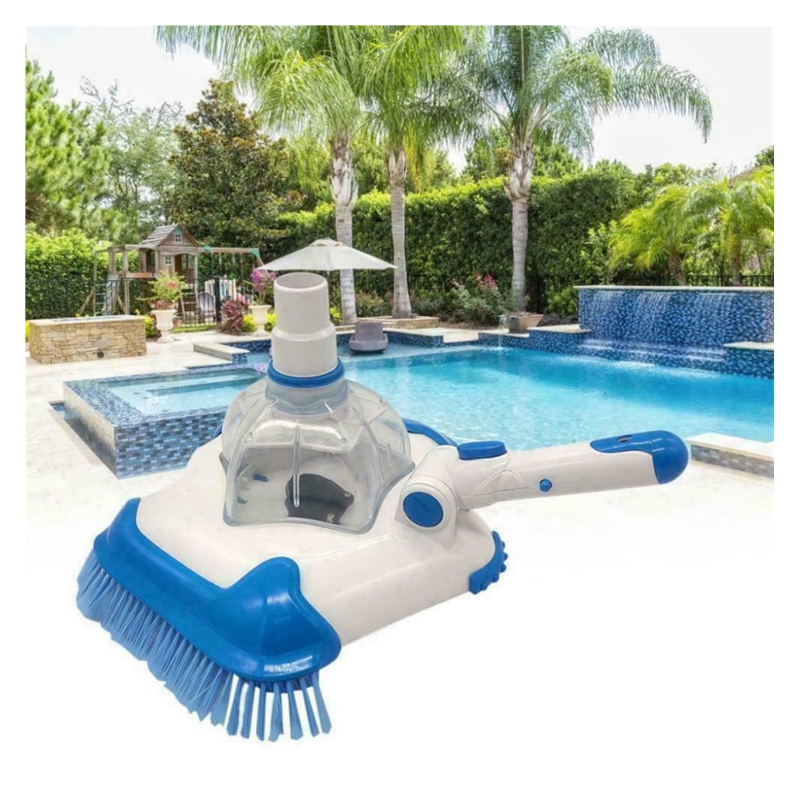 1pcs Advanced Swimming Pool Vacuum Floating Objects Cleaning Tools Suction Head Pond Fountain Vacuum Brush Cleaner ,Great Suction Power