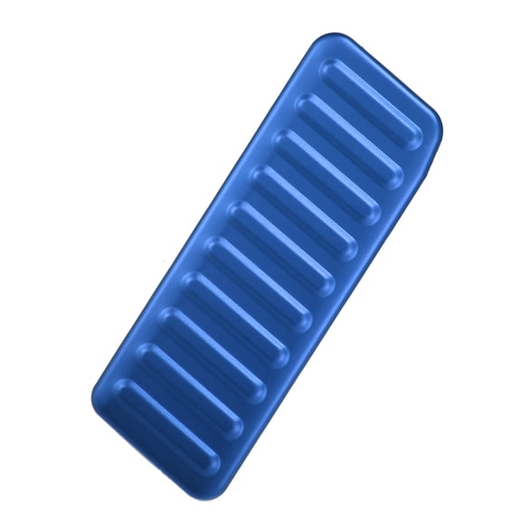 1pcs Aluminium Alloy Car Foot Rest Pedal Foot Pedal Pad Cover Replacement for Ford for Mustang 2015-2020 Blue