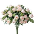 1pcs Artificial Flowers Vase for Home Decor Outdoor Garden Christmas