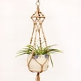 thumbnail image 1 of 1pcs Baskets Macrame Plant Hanging Rope Flower Pot Holder String Hanger Decor, 1 of 7