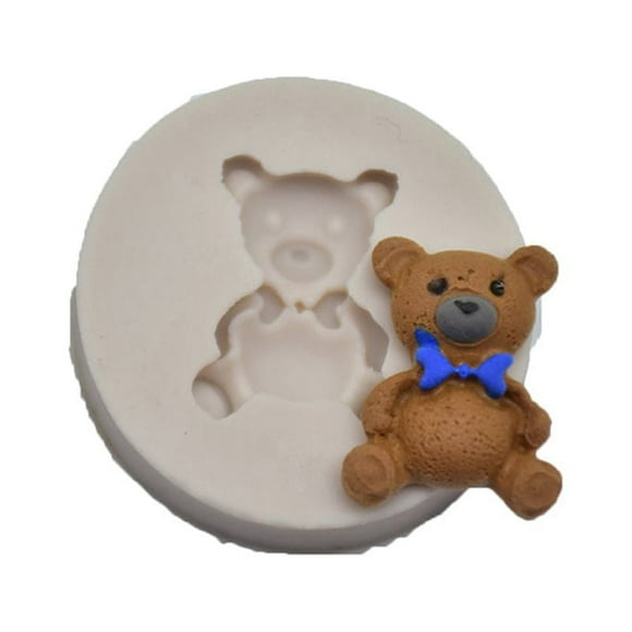 1pcs Bear Silicone Mold Mini Fondant Mold Cake Decorating Tools Chocolate Mo~WL