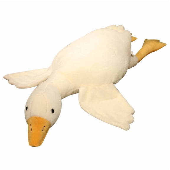 1pcs Big Goose Plush Toy Stuffed Animal 19.6 Inch Cute Goose Plush Toy,for Sofa Bed Couch Living RoomHome Decor White
