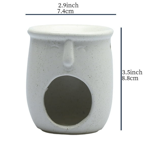 1pcs Big Mouth Light Holders,Decorative Candlestick Holders for Wedding Party Home Decoration (White)