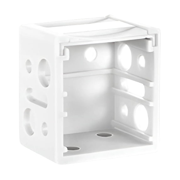 1pcs Blind Brackets,1 Inch Window Blinds Headrail Holder Bracket, Mini Blinds Box Mounting Bracket,Heavy Duty White Plastic Brackets for Inside/Outside Window Mount(White)