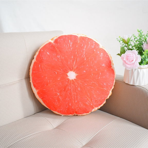 1pcs Blood Orange Pillow Plush Stuffed Cute Toy Pillow, Room DecorChristmas Birthday Gifts Stuffed Decor17.7 inch