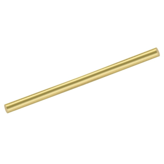 Uxcell 1Pcs Brass Rods 0.47 x 12.01" Brass Solid Round Stock Lathe Bar for Knife Handles Pin DIY Craft Model Plane