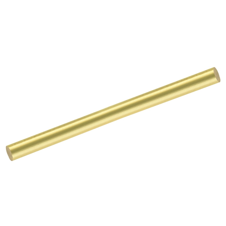 2 Pack 10x305mm Brass Solid Round Rod Lathe Bar Stock For RC