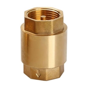 1pcs Brass Thread In-Line Spring Check Valve For Water Control Check Valve Water Pump Valve ,Easy to Operate
