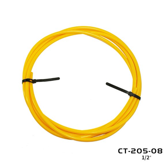 1pcs Built-in Copper Tube Bending Strip 1/4 3/8 1/2 5/8 Air Conditioning Pipe Bender Tool PE Plastic for Interior Of The Pipelin Yellow
