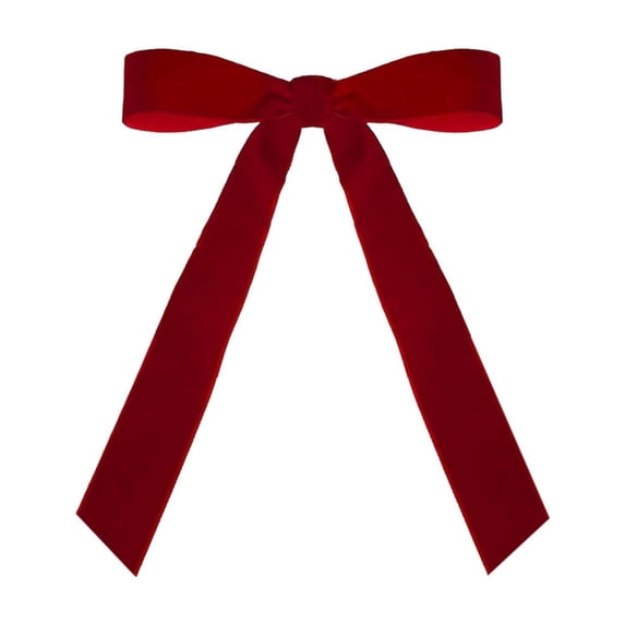 1pcs Burgundy Velvet Ribbon Bows Christmas Tree Decorations,Soft Velvet Ornaments Ribbon Bows for Treat Bags Gift Wrapping Basket Wedding DIY Accessories Birthday Party Decor