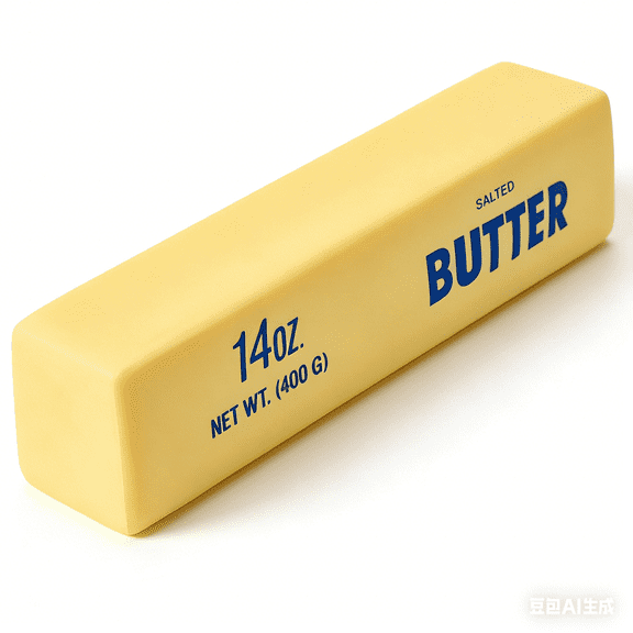 1pcs Butter Squishy Toys 14oz Realistic Butter Bar, Wet Slow Rebound Squeeze Toys Stress Relief Fidget Toys for Adults Kids Easter Gifts