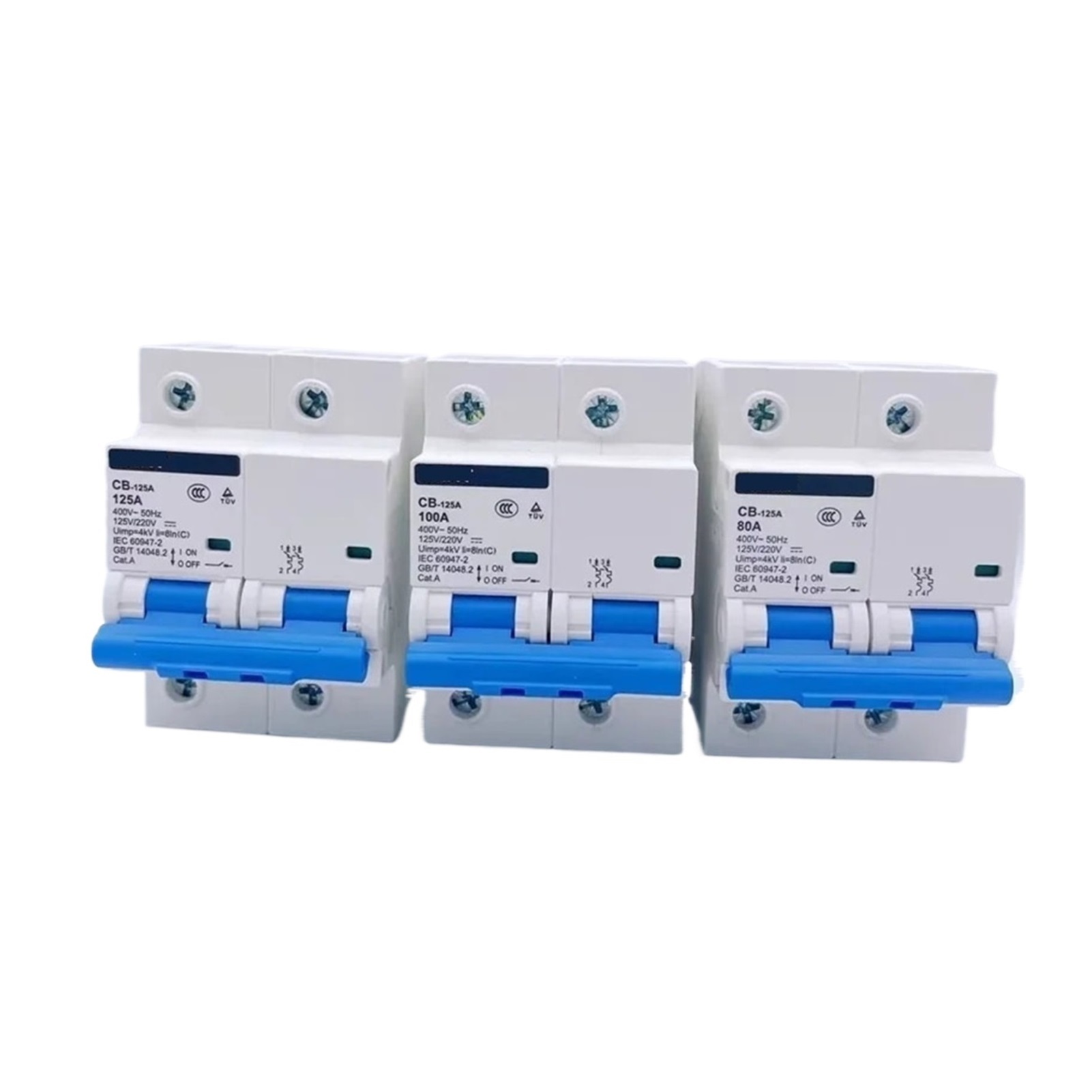 1pcs CB-125A AC DC Circuit Breaker 2P 48V 60V Electric Vehicle ...