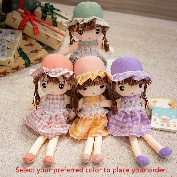 1pcs Cake-Style Skirt Princess Plush Toy DollsStuffed Toys for Couch, Living Room, Home DecorHoliday Gifts, Friend Gifts13.7 Inch (Pink)