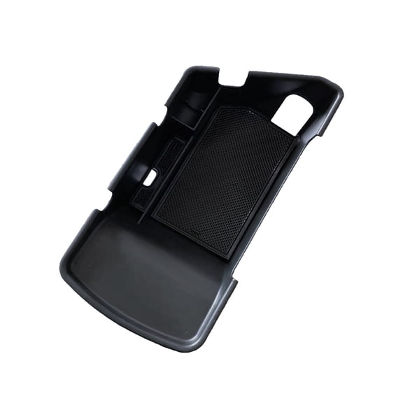 1pcs Car Center Console Organizer Tray Black Plastic Armrest Storage Box Fit For Dodge Challenger 2015-2022