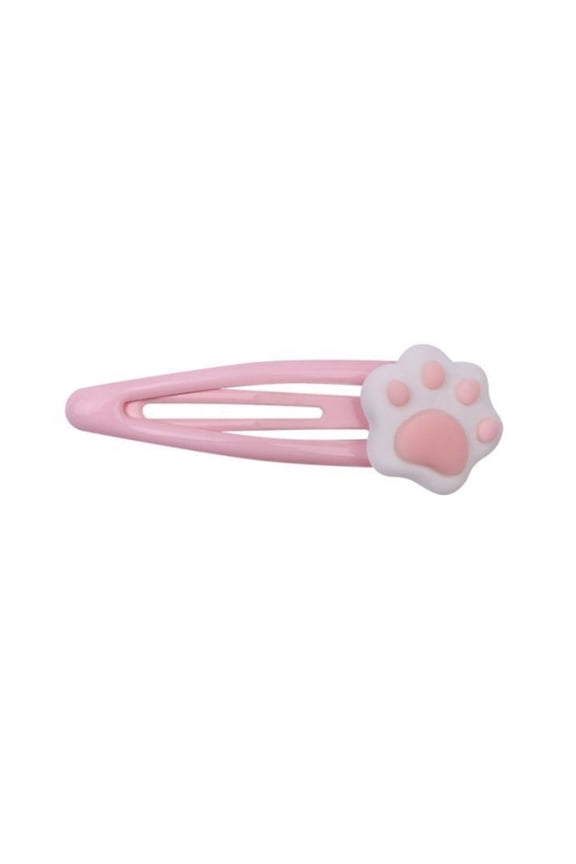 1pcs Cartoon Paw Decors Hairpin for Woman Girly Lovely Charm Hair Clip Aesthetics Hair Accessories