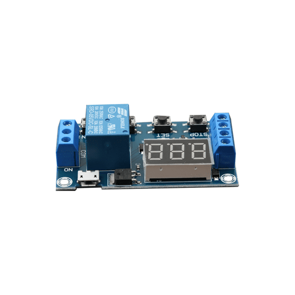 1pcs Channel 5V Time Delay Relay Module 6-30V Cycle Adjustable Trigger Off/ON Switch Timing Cycle