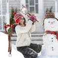 thumbnail image 1 of 1pcs Christmas Decorations Outdoor Kitchen Decor Christmas Product Luminous Hand Screw Stick Christmas Holiday Decoration Mood Gifts, 1 of 7