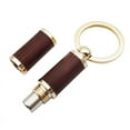 thumbnail image 1 of 1pcs Cigar punch with keychain Portable cigar cutter Stainless steel cigar accessories gadgets for smoker (Brown), 1 of 7