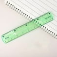 thumbnail image 1 of YiJuHui 1pcs Clear Plastic Rulers ,Transparent Assorted Color Metric Bulk Rulers with Inches and Centimeters,Ruler for Home,Office, 1 of 1