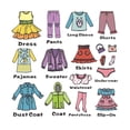 thumbnail image 1 of 1pcs Clothes Classification Sticker, 1 of 3