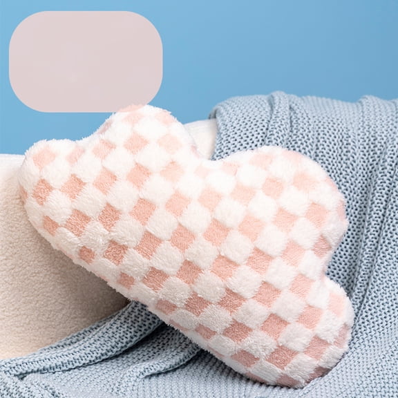1pcs Clouds Pillow Cute Plush Doll Soft Toy 17.8in Gift for Birthdays Christmas Halloween Thanksgiving Day,Pink