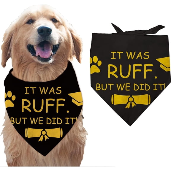 1pcs Cotton Dog's Kerchief Triangle Pet's Bandana Word 380x780mm