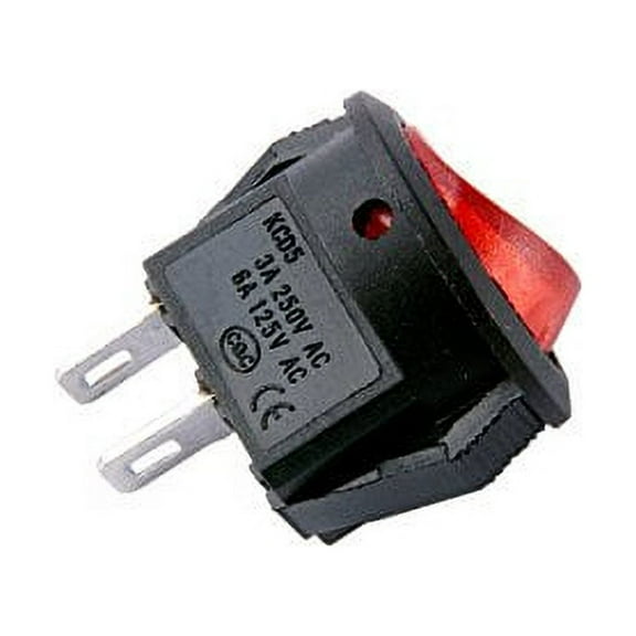 1pcs DC 12V Car Dot Auto Boat Round Rocker Red LED Light Switch ON-OFF